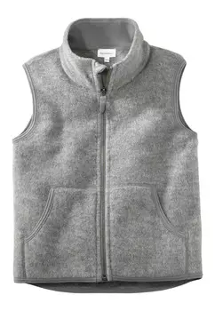 Утепленный жилет Hessnatur Wollfleece, серый