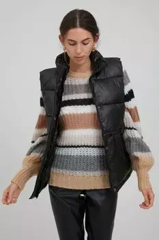 Утепленный жилет ICHI, черный