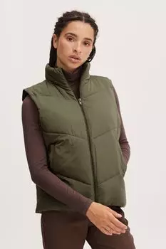 Утепленный жилет ICHI IHFRIZTA WA 20117138, зеленый