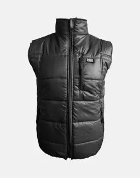 Утепленный жилет из переработанных материалов Masson & Green, черный