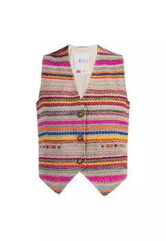 Утепленный жилет IZIA Gewebte, цвет Mehrfarbige Pinke Streifen