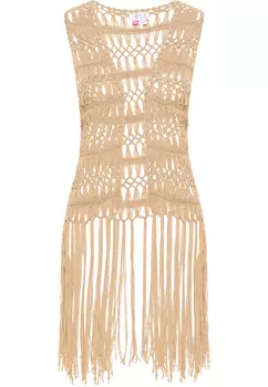 Утепленный жилет IZIA Strick, песочный