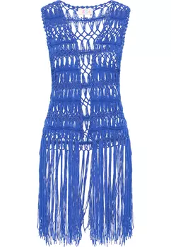 Утепленный жилет IZIA Strick, синий