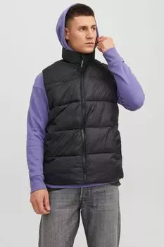 Утепленный жилет Jack & Jones, черный