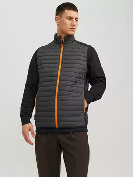 Утепленный жилет Jack & Jones, серый