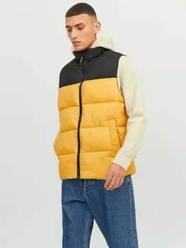 Утепленный жилет Jack & Jones TOBY, желтый