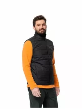Утепленный жилет Jack Wolfskin, черный