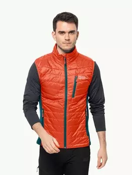 Утепленный жилет Jack Wolfskin ROUTEBURN PRO INS M, оранжевый