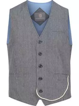 Утепленный жилет Jan Vanderstorm, цвет blau gestreift