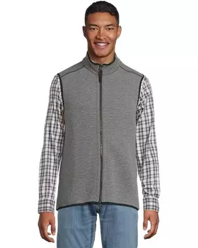Утепленный жилет Johnston & Murphy Reversible Channel Quilt Vest, цвет Heather Gray/Black