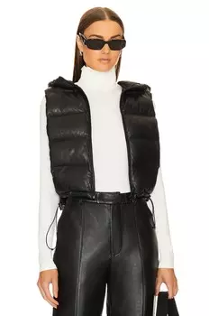 Утепленный жилет LAMARQUE Delma, черный