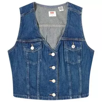 Утепленный жилет Levi'S Denim Waistcoat, синий