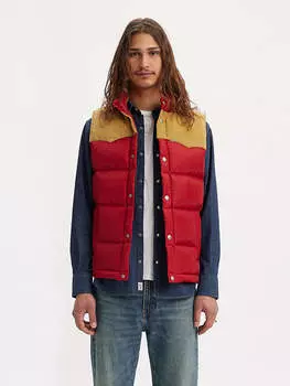 Утепленный жилет Levis, цвет rot/beige