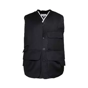 Утепленный жилет Maison Margiela Suiting Vest 'Grey Melange', серый