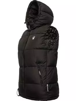 Утепленный жилет Marikoo Eisflckchen, черный