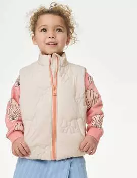 Утепленный жилет Marks & Spencer, экрю