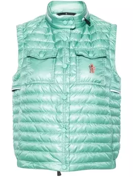 Утепленный жилет Mauduit Moncler Grenoble, зеленый