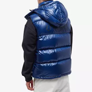 Утепленный жилет Moncler Genius x Fragment Marsh, синий