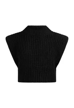 Утепленный жилет myMo Pullunder, черный