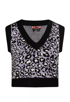 Утепленный жилет myMo ROCKS Strickpullunder, фиолетовый