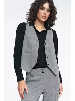 Утепленный жилет Nife, черный/белый