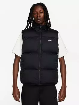 Утепленный жилет Nike M NK CLUB PUFFER VEST, черный