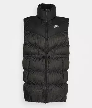 Утепленный жилет Nike Sportswear, черный/белый