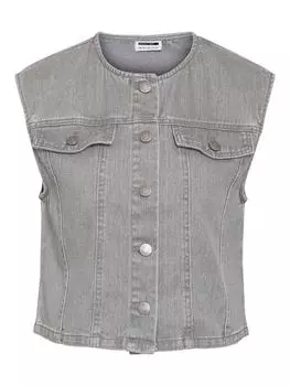 Утепленный жилет Noisy may, серый