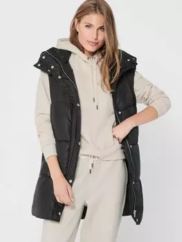 Утепленный жилет Only ONLDEMY PADDED WAISTCOAT OTW, черный
