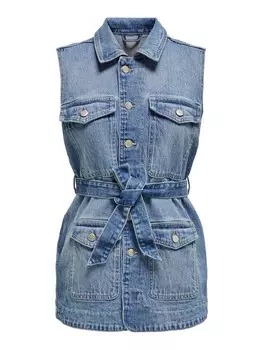 Утепленный жилет Only ONLTORINO, синий