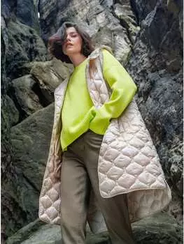 Утепленный жилет orsay, бежевый