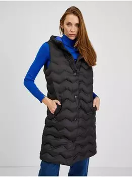 Утепленный жилет orsay, черный