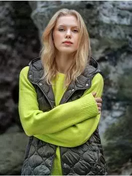 Утепленный жилет orsay, хаки