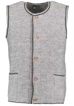 Утепленный жилет OS Trachten Strick Ormeya, цвет mittelgrau