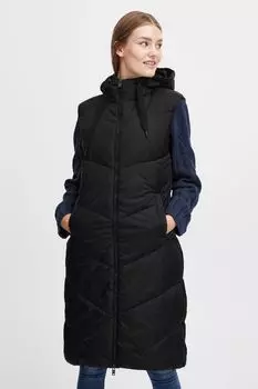 Утепленный жилет Oxmo Long OXBolyn, черный