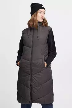 Утепленный жилет Oxmo Long OXBolyn, черный