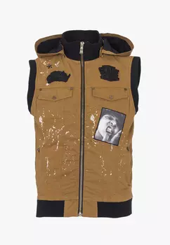 Утепленный жилет PLUS EIGHTEEN, кэмел