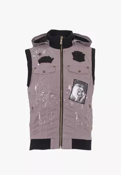Утепленный жилет PLUS EIGHTEEN, серый