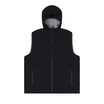 Утепленный жилет Prada Logo Tech Vest 'Black', черный