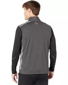 Утепленный жилет Puma Cloudspun T7 Vest, цвет Puma Black Heather/Quiet Shade