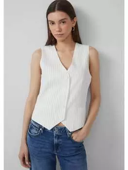 Утепленный жилет QS, кремовый