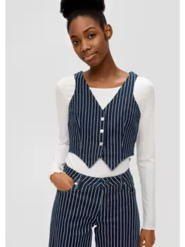 Утепленный жилет QS, синий