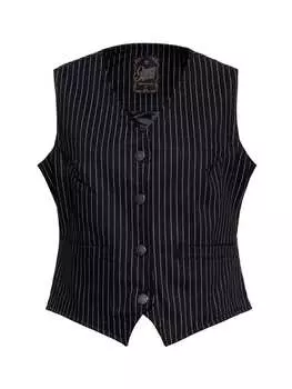 Утепленный жилет Queen, черный