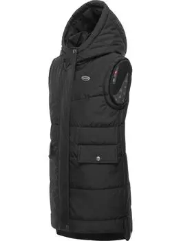 Утепленный жилет ragwear Amalca, черный