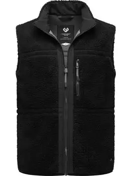 Утепленный жилет ragwear Plsch Noory Vest, черный