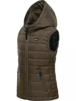 Утепленный жилет ragwear Seema, оливковый