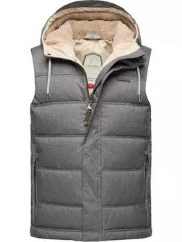 Утепленный жилет ragwear Seto, серый