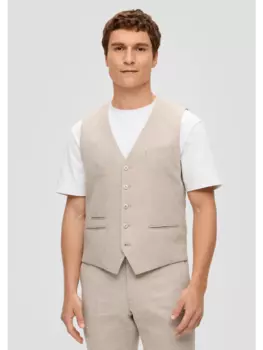 Утепленный жилет s.Oliver, бежевый