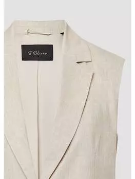 Утепленный жилет s.Oliver BLACK LABEL, бежевый