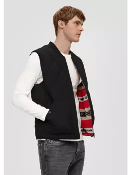 Утепленный жилет s.Oliver, черный